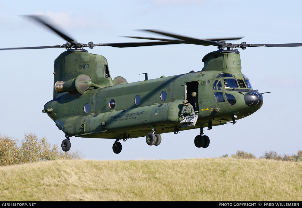 Aircraft Photo of D-103 | Boeing CH-47D Chinook (414) | Netherlands - Air Force | AirHistory.net #168582
