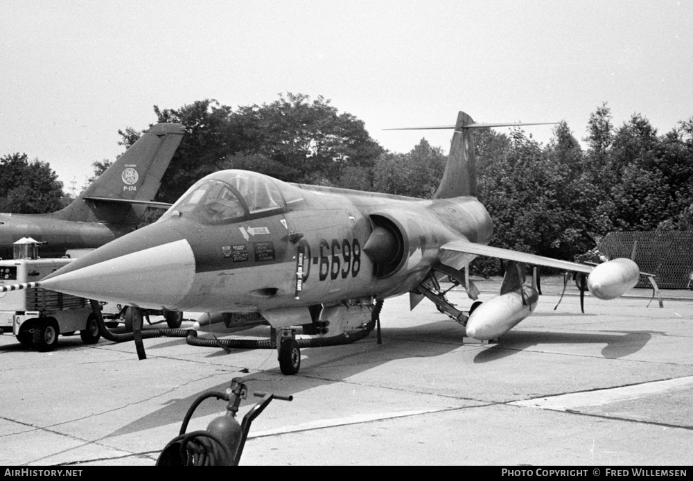 Aircraft Photo of D-6698 | Lockheed F-104G Starfighter | Netherlands - Air Force | AirHistory.net #168585