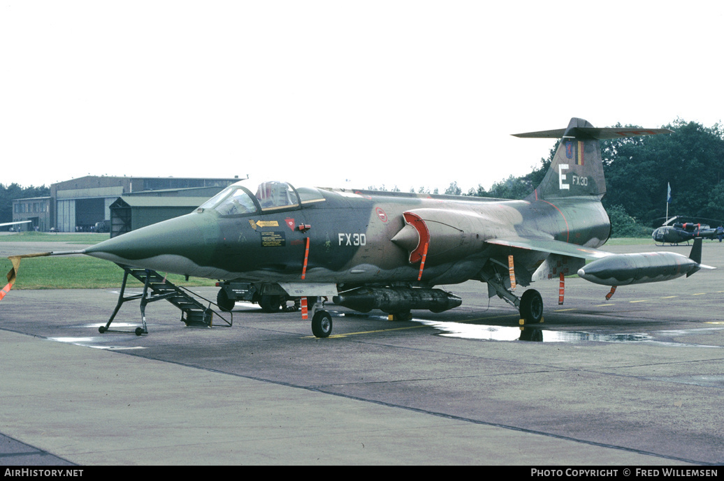 Aircraft Photo of FX30 | Lockheed F-104G Starfighter | Belgium - Air Force | AirHistory.net #168589