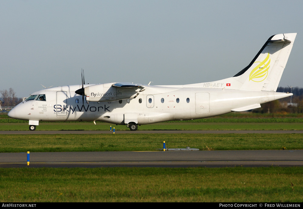 Aircraft Photo of HB-AEY | Dornier 328-130 | SkyWork Airlines | AirHistory.net #168594