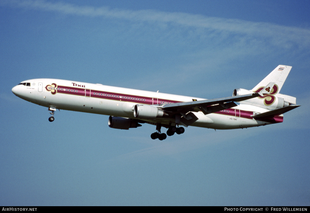 Aircraft Photo of HS-TME | McDonnell Douglas MD-11 | Thai Airways International | AirHistory.net #168602