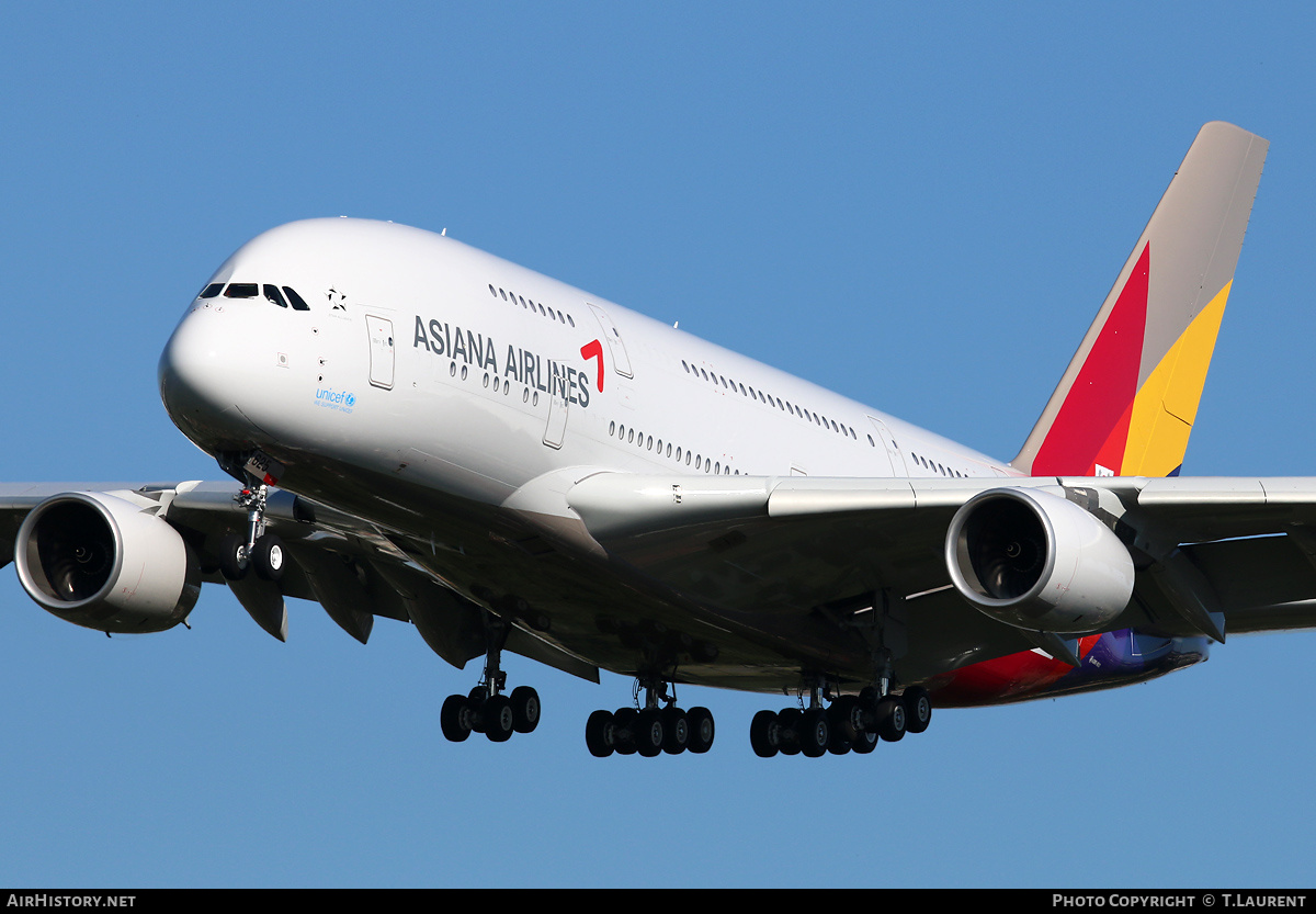 Aircraft Photo of F-WWAP | Airbus A380-841 | Asiana Airlines | AirHistory.net #168613