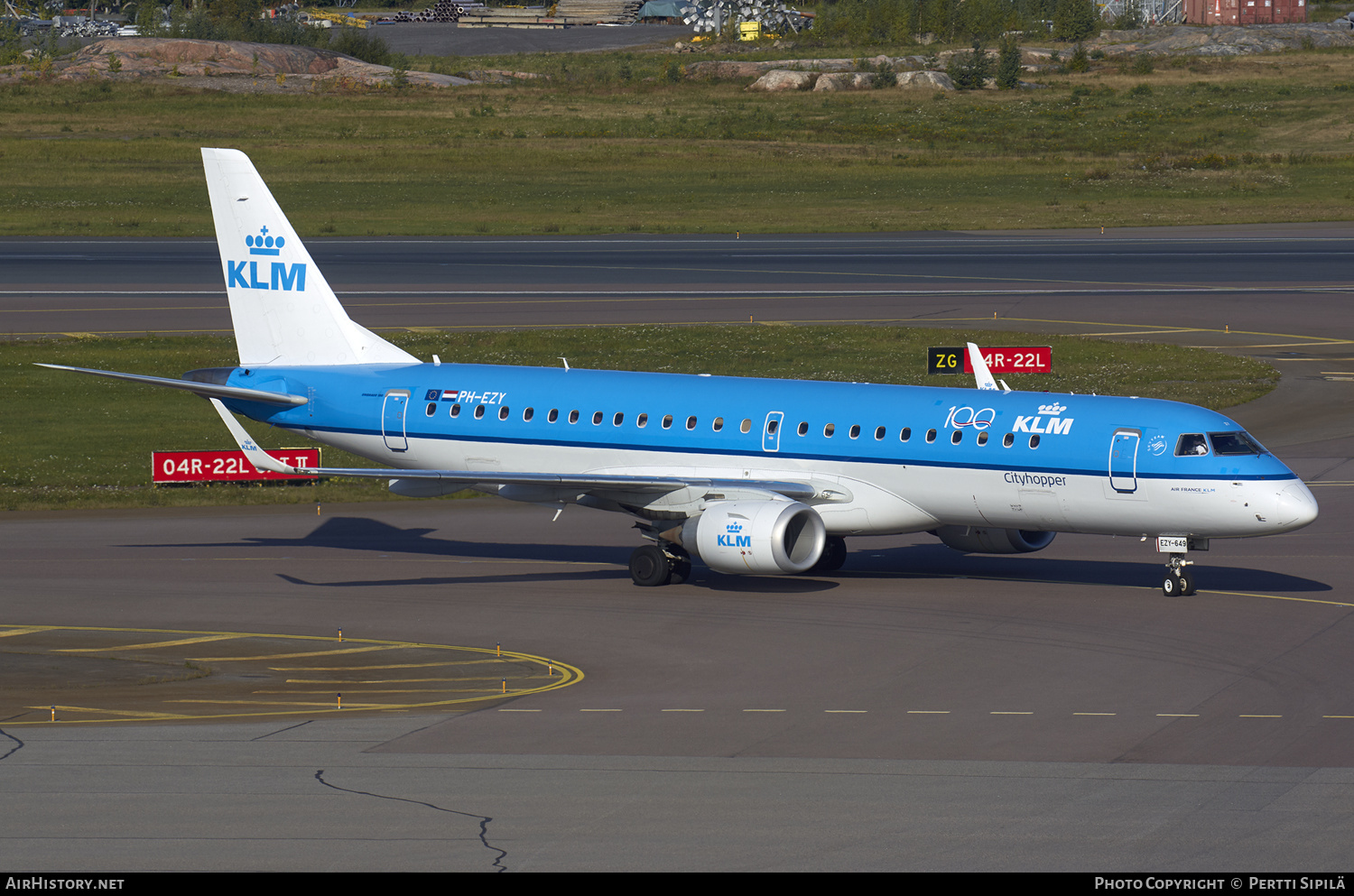 Aircraft Photo of PH-EZY | Embraer 190STD (ERJ-190-100STD) | KLM Cityhopper | AirHistory.net #168617