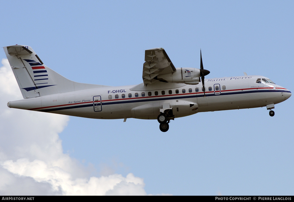 Aircraft Photo of F-OHGL | ATR ATR-42-300 | Air Saint-Pierre | AirHistory.net #168684