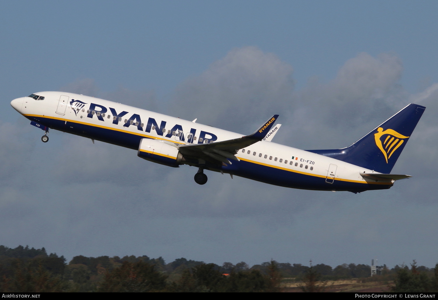 Aircraft Photo of EI-FZO | Boeing 737-800 | Ryanair | AirHistory.net #168687