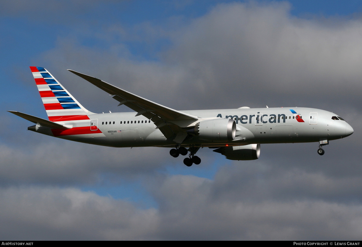 Aircraft Photo of N800AN | Boeing 787-8 Dreamliner | American Airlines | AirHistory.net #168689
