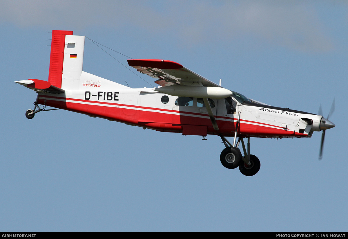 Aircraft Photo of D-FIBE | Pilatus PC-6/B2-H4 Turbo Porter | AirHistory.net #168719