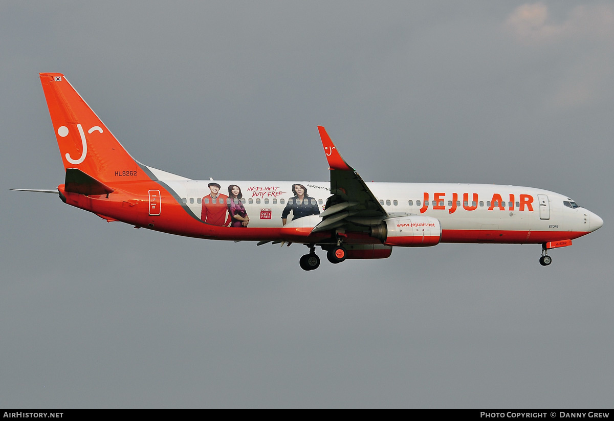 Aircraft Photo of HL8262 | Boeing 737-8Q8 | Jeju Air | AirHistory.net #168723