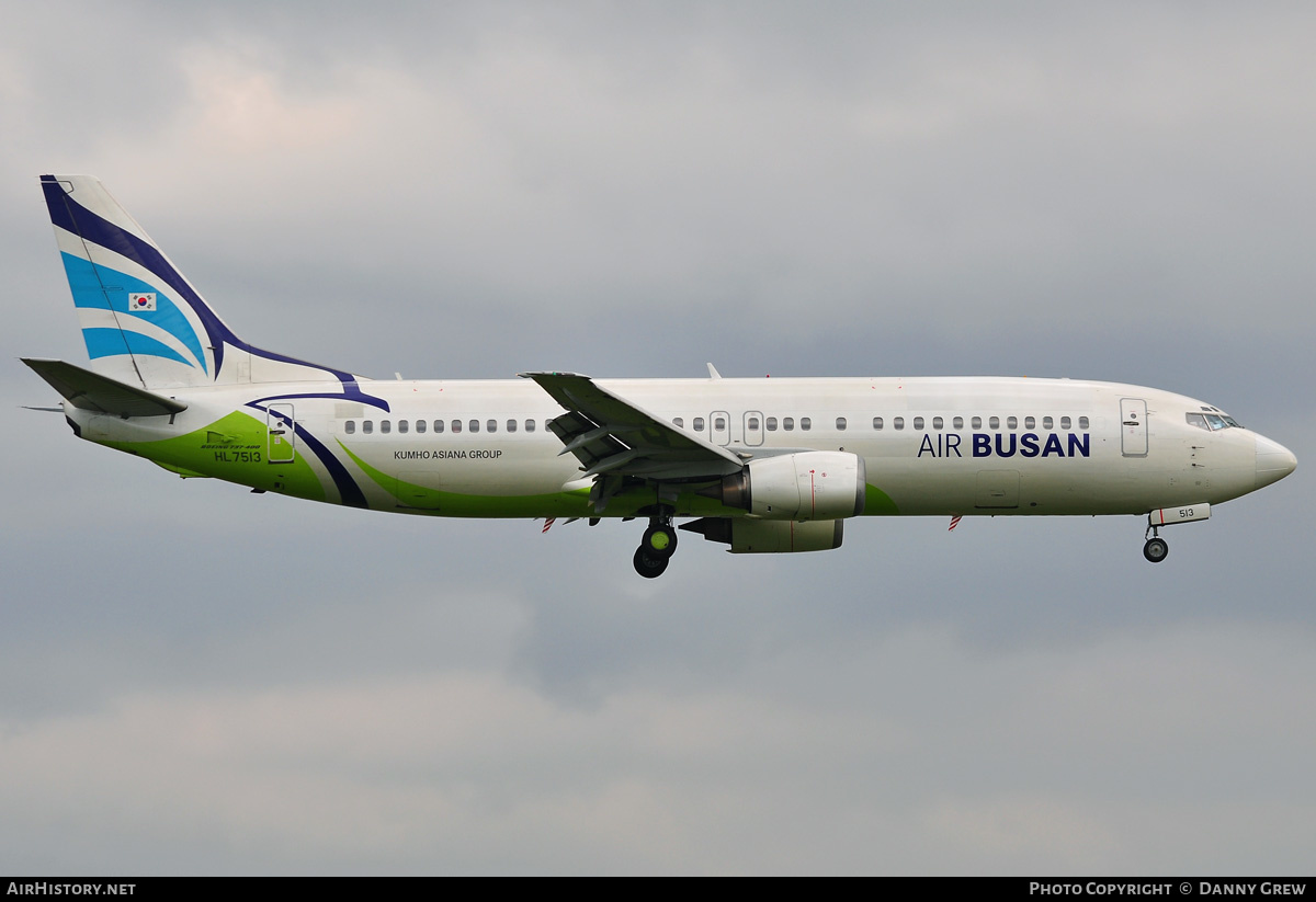 Aircraft Photo of HL7513 | Boeing 737-48E | Air Busan | AirHistory.net #168741