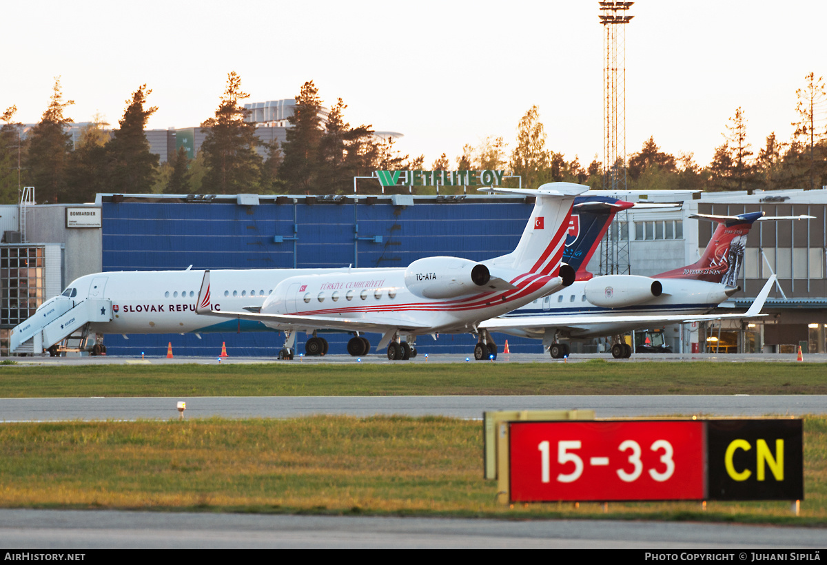 Aircraft Photo of TC-ATA | Gulfstream Aerospace G-V-SP Gulfstream G550 | Turkey Government | AirHistory.net #168755
