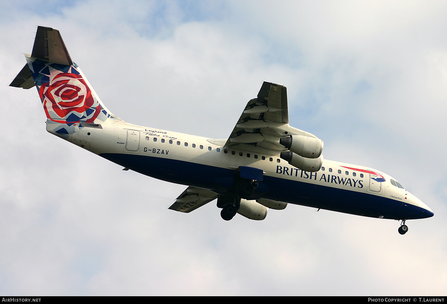 Aircraft Photo of G-BZAV | British Aerospace Avro 146-RJ100 | British Airways | AirHistory.net #168779