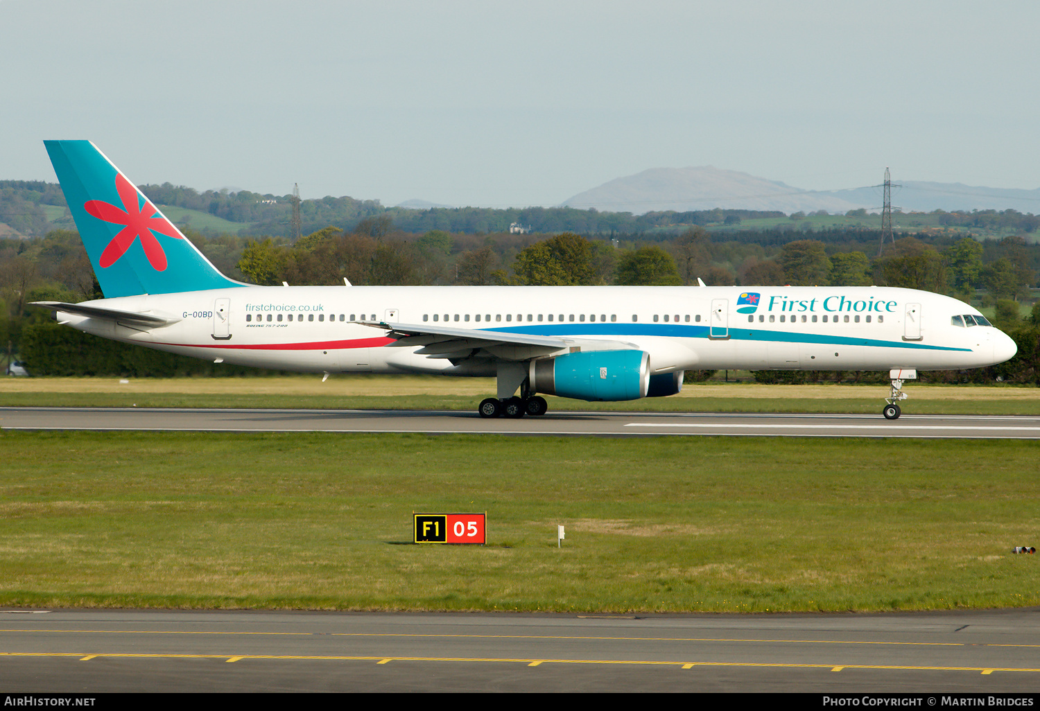 Aircraft Photo of G-OOBD | Boeing 757-28A | First Choice Airways | AirHistory.net #168781