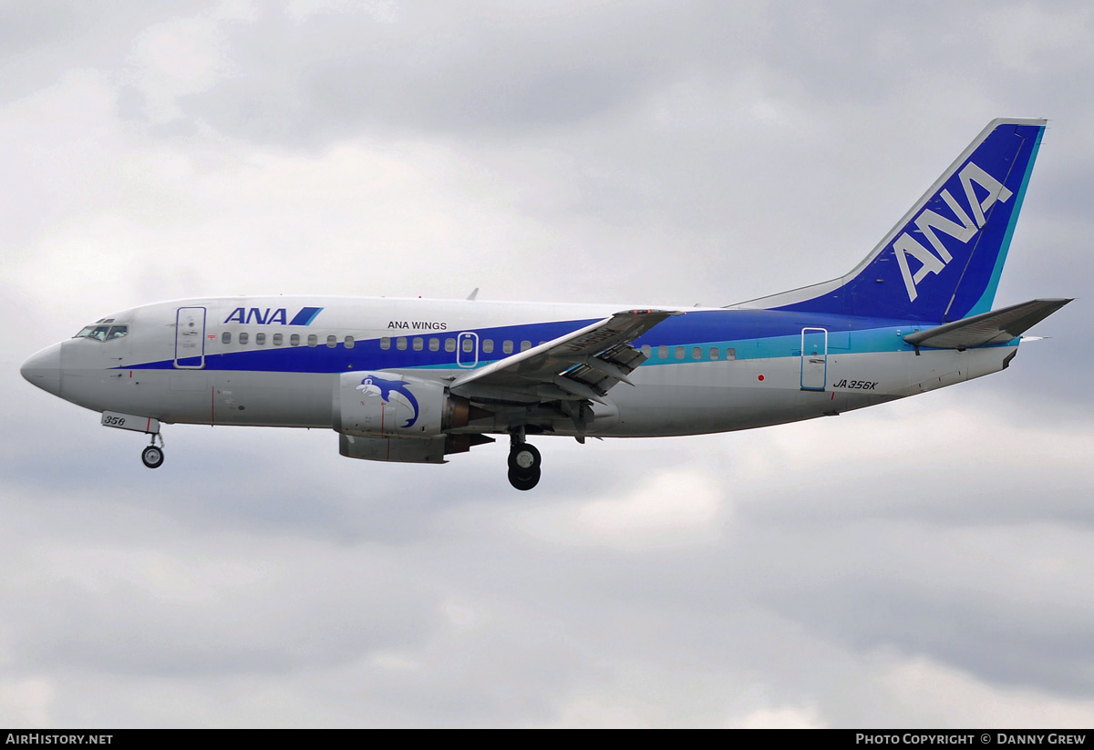 Aircraft Photo of JA356K | Boeing 737-5L9 | All Nippon Airways - ANA Wings | AirHistory.net #168789