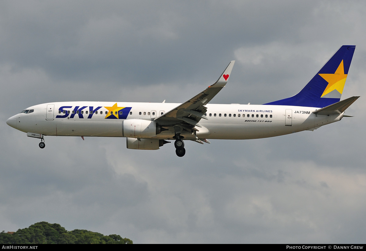 Aircraft Photo of JA73NM | Boeing 737-81D | Skymark Airlines | AirHistory.net #168791