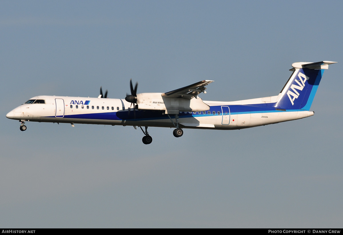 Aircraft Photo of JA848A | Bombardier DHC-8-402 Dash 8 | All Nippon Airways - ANA Wings | AirHistory.net #168797