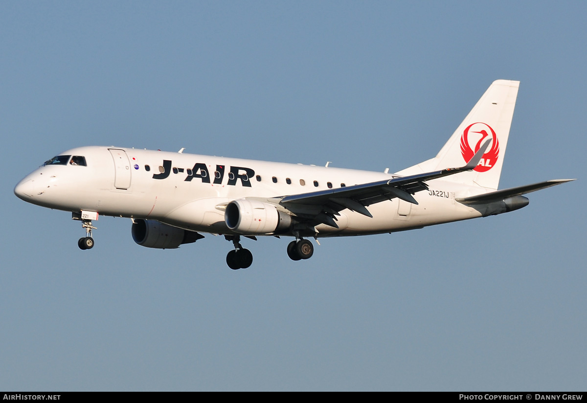 Aircraft Photo of JA221J | Embraer 170STD (ERJ-170-100STD) | J-Air | AirHistory.net #168810