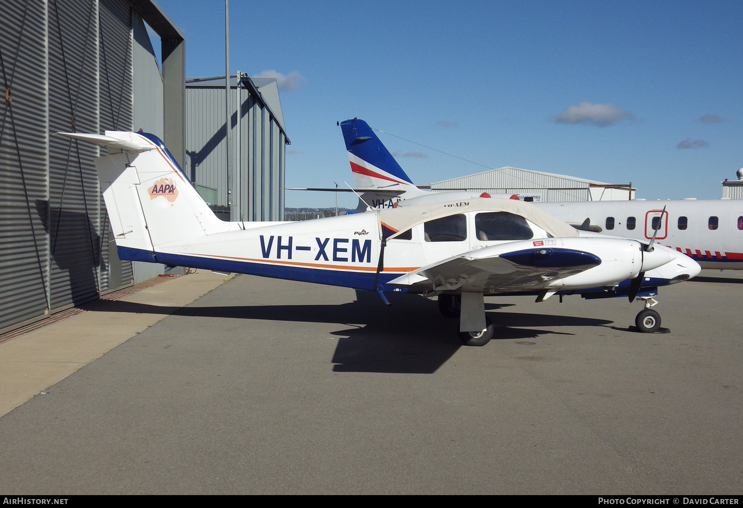 Aircraft Photo of VH-XEM | Piper PA-44-180 Seminole | AAPA - Australian Airline Pilot Academy | AirHistory.net #168822