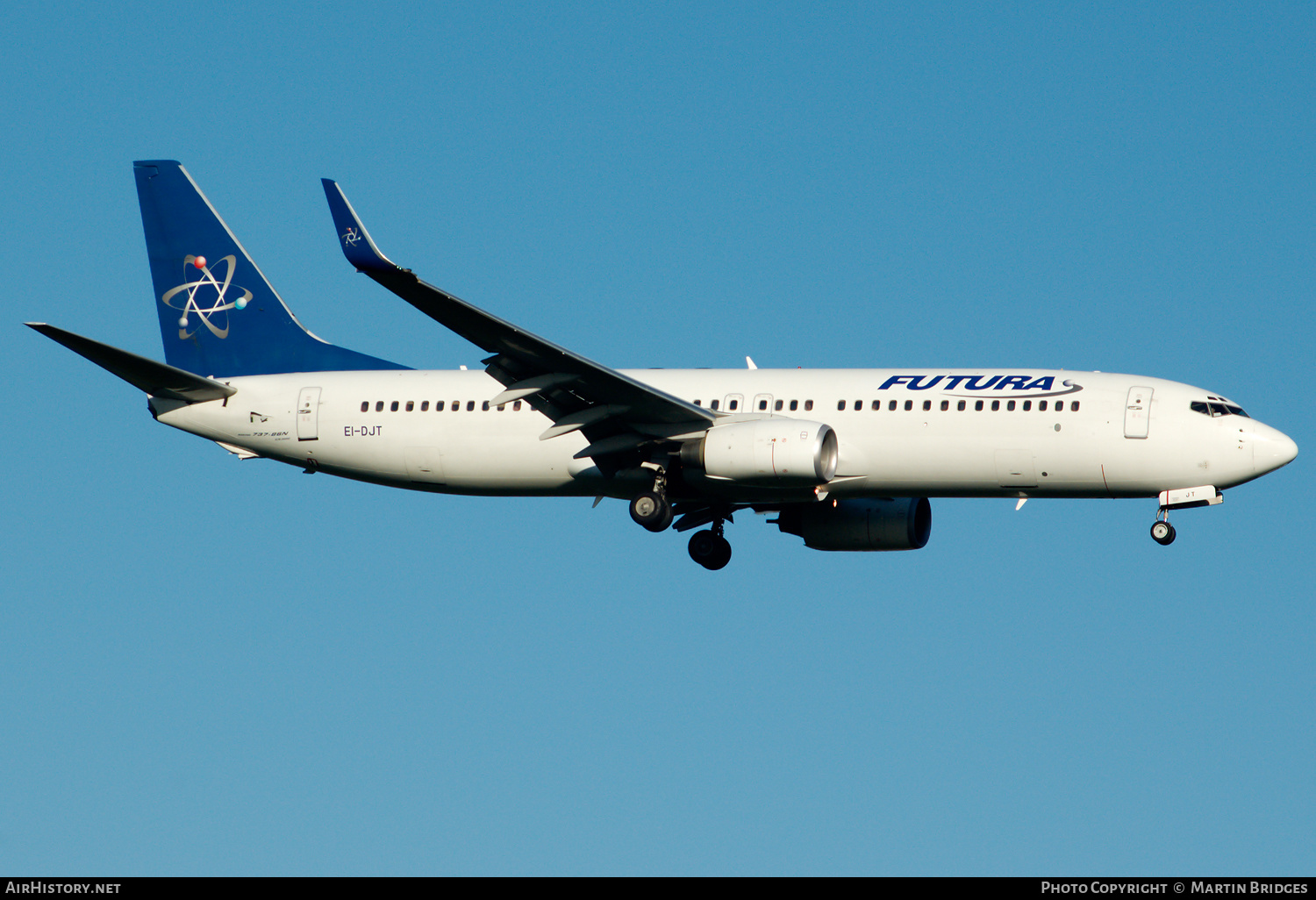 Aircraft Photo of EI-DJT | Boeing 737-86N | Futura International Airways | AirHistory.net #168850