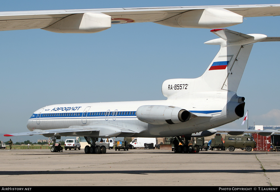 Aircraft Photo of RA-85572 | Tupolev Tu-154B-2 | Aeroflot | AirHistory.net #168865