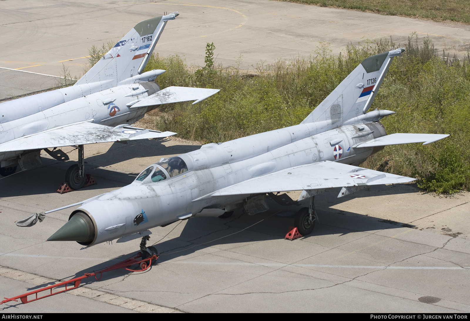 Aircraft Photo of 17136 | Mikoyan-Gurevich MiG-21bis-K | Serbia - Air Force | AirHistory.net #168876