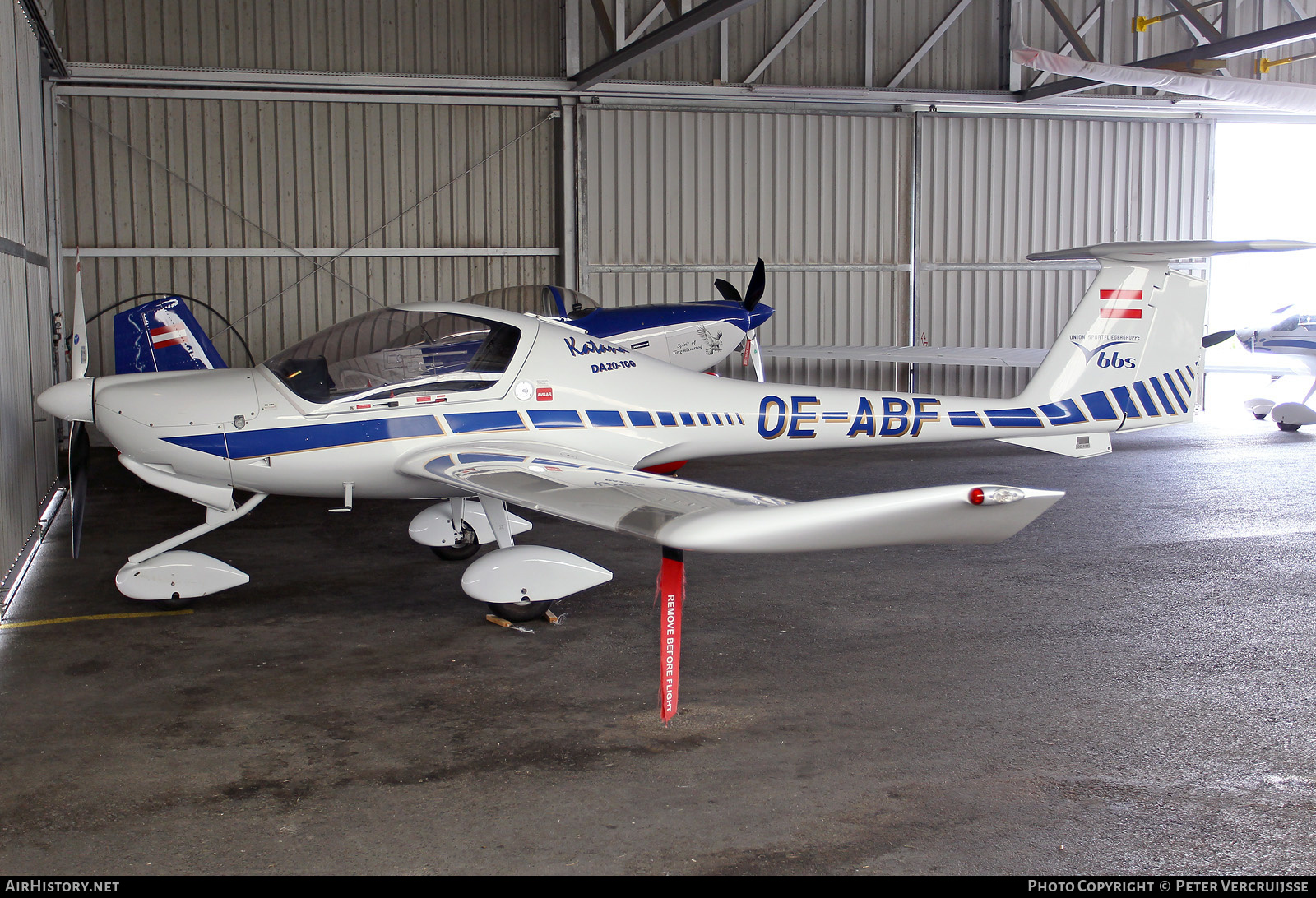 Aircraft Photo of OE-ABF | Diamond DA20A-1 Katana | Union Sportfliegergruppe Ybbs | AirHistory.net #168877