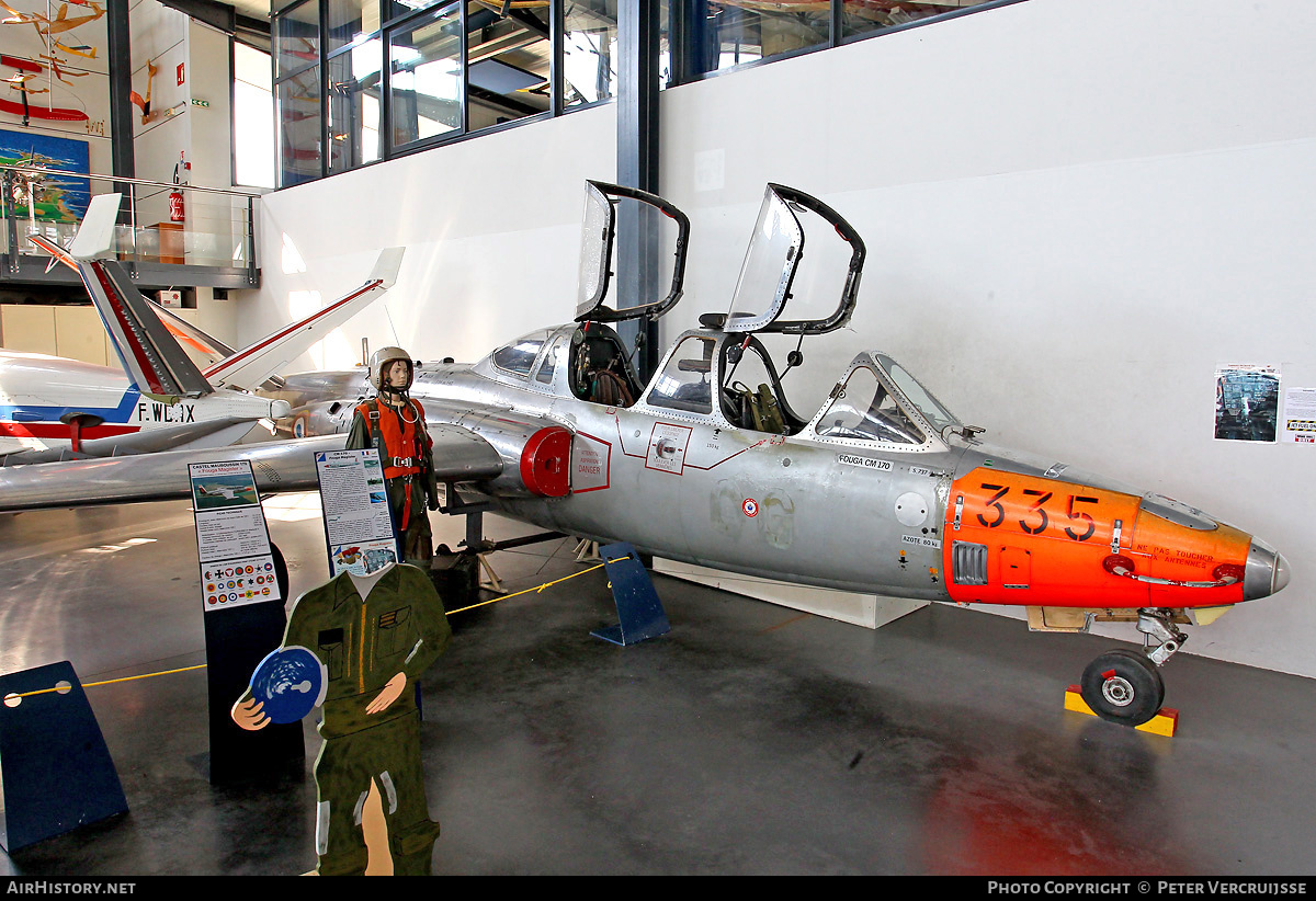 Aircraft Photo of 335 | Potez-Air Fouga CM-170R-1 Magister | France - Air Force | AirHistory.net #168883