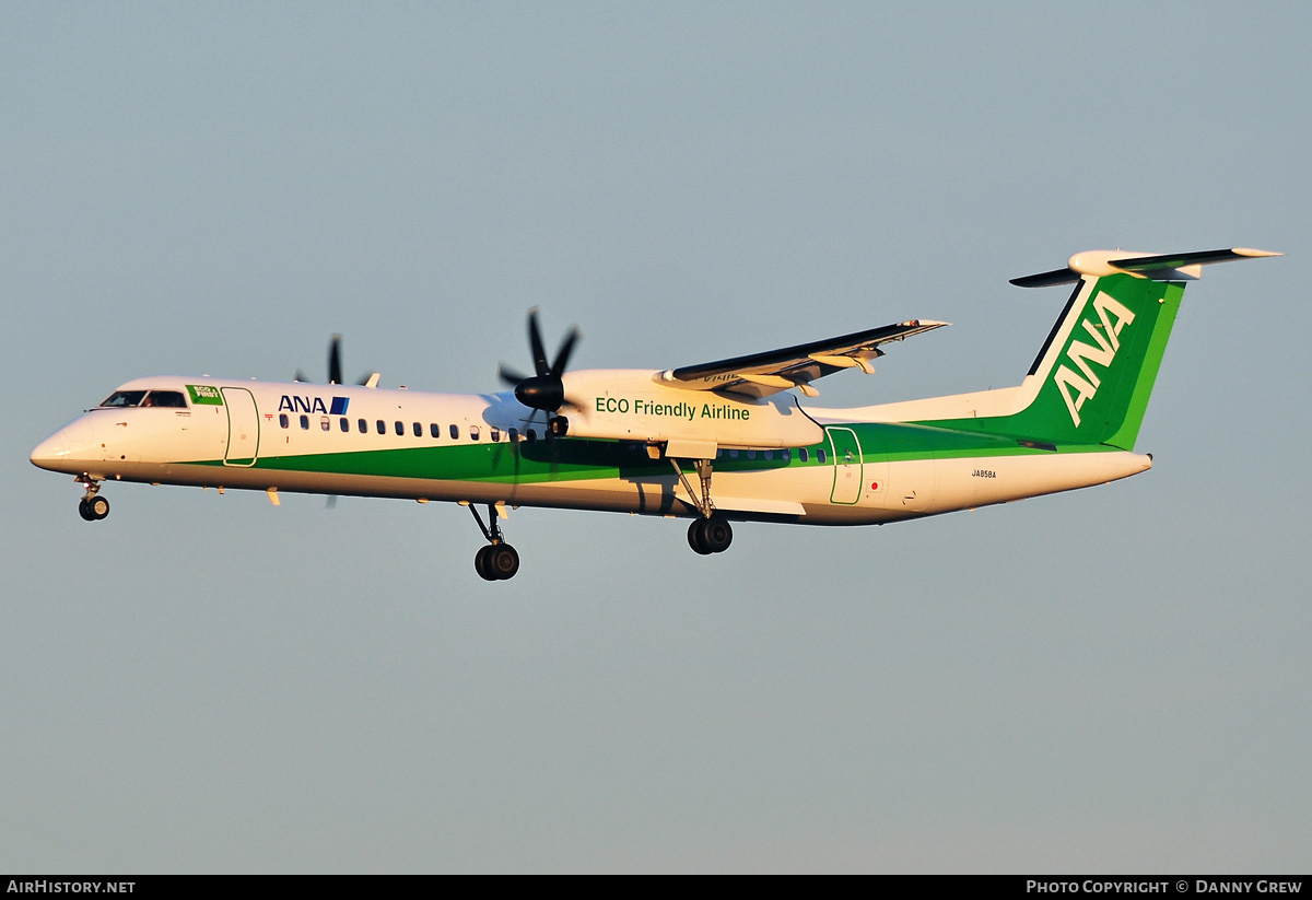 Aircraft Photo of JA858A | Bombardier DHC-8-402 Dash 8 | All Nippon Airways - ANA Wings | AirHistory.net #168884