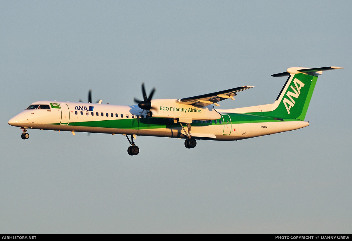 Aircraft Photo of JA858A | Bombardier DHC-8-402 Dash 8 | All Nippon Airways - ANA Wings | AirHistory.net #168884