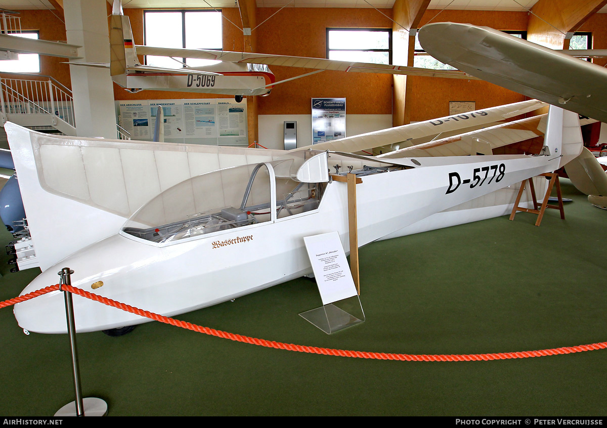 Aircraft Photo of D-5778 | Schleicher K-7 Rhönadler | AirHistory.net #168892