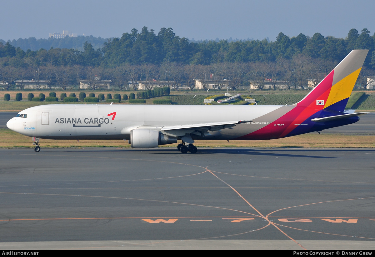 Aircraft Photo of HL7507 | Boeing 767-38EF/ER | Asiana Airlines Cargo | AirHistory.net #168914