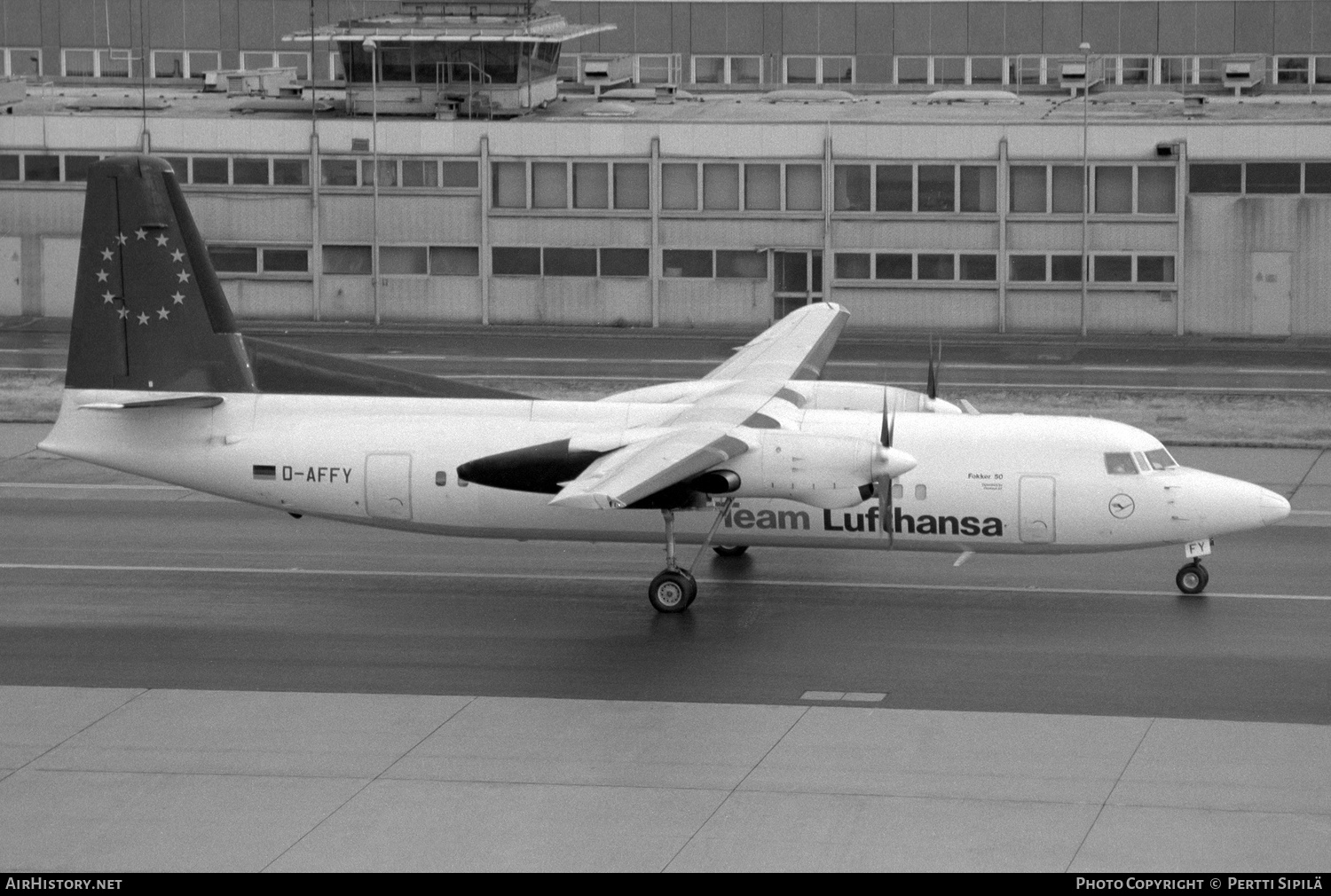 Aircraft Photo of D-AFFY | Fokker 50 | Team Lufthansa | AirHistory.net #168925