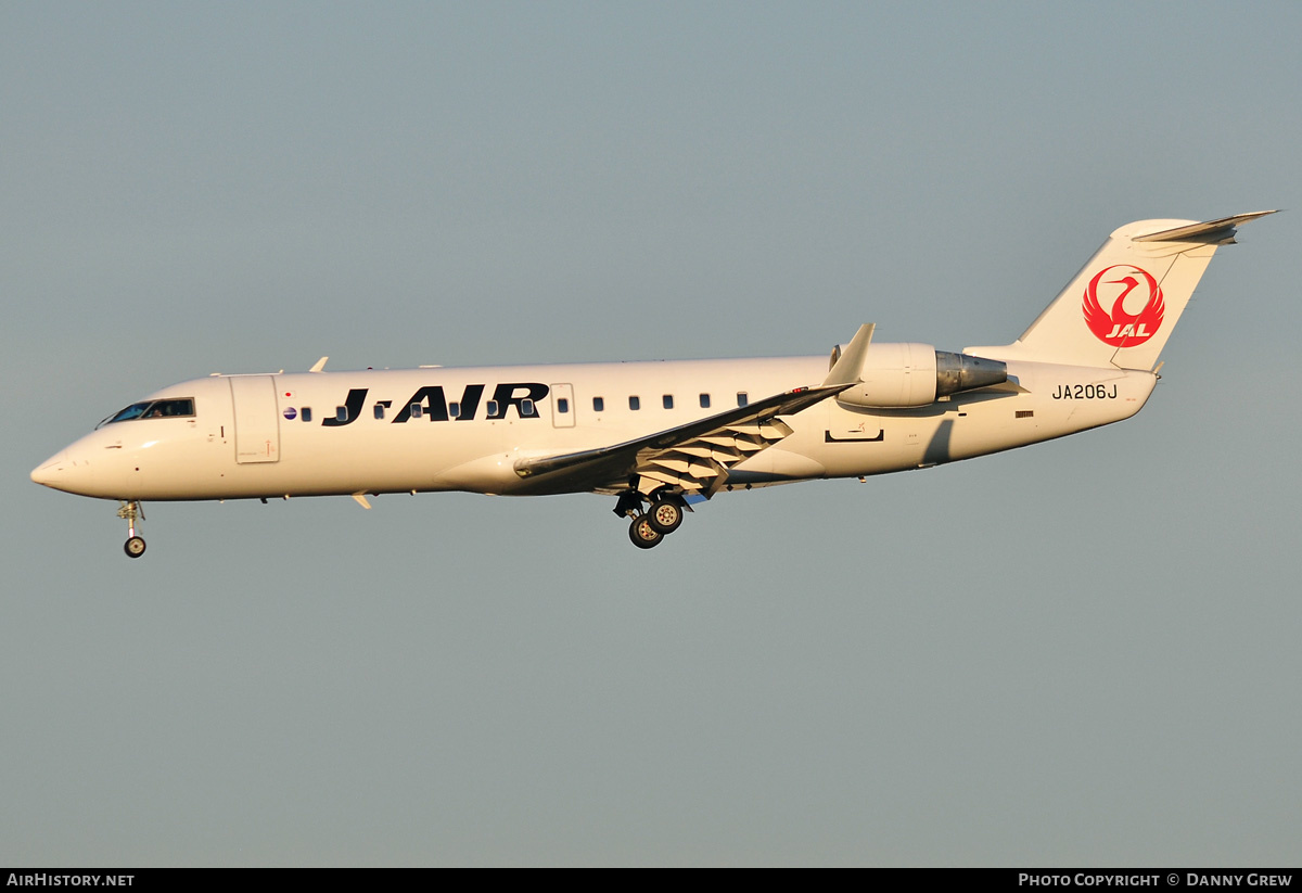 Aircraft Photo of JA206J | Bombardier CRJ-200ER (CL-600-2B19) | J-Air | AirHistory.net #168926