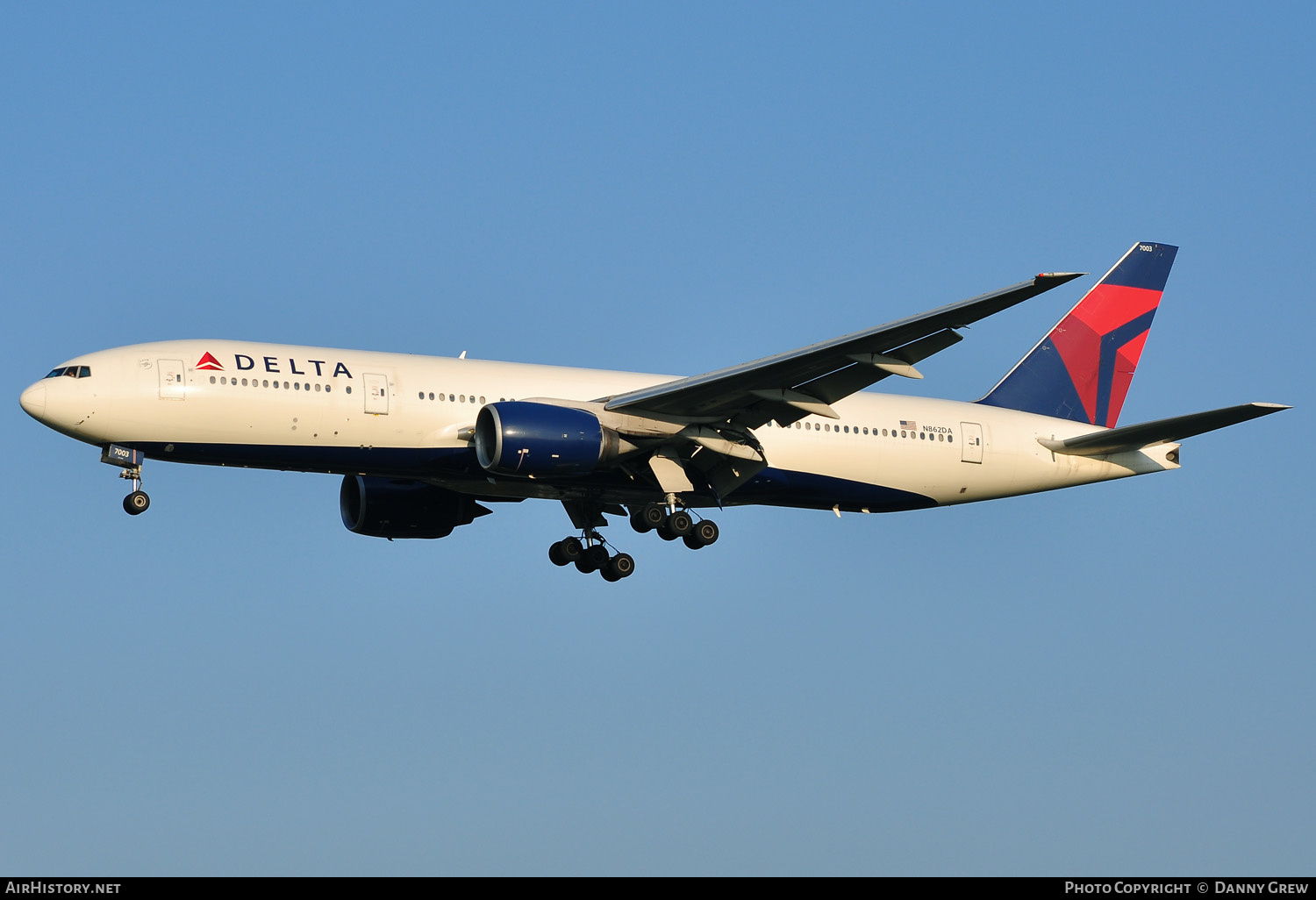 Aircraft Photo of N862DA | Boeing 777-232/ER | Delta Air Lines | AirHistory.net #168932