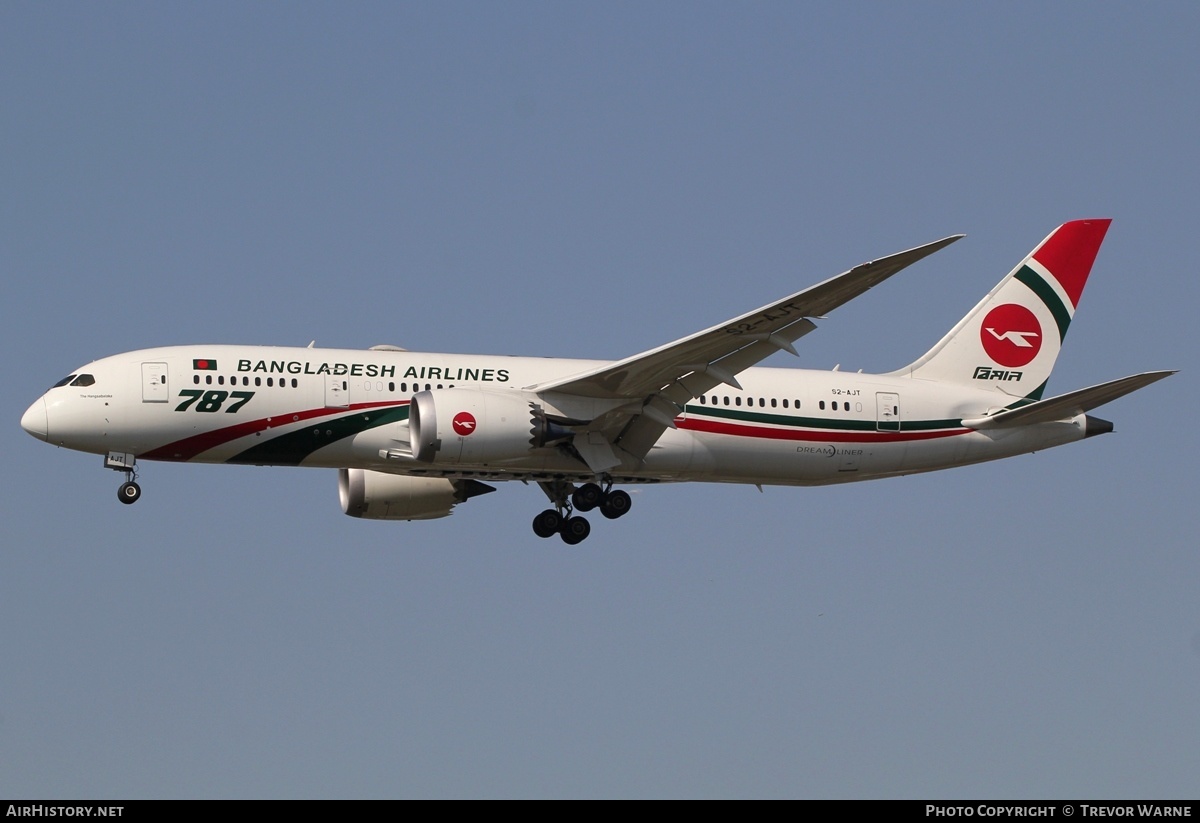 Aircraft Photo of S2-AJT | Boeing 787-8 Dreamliner | Biman Bangladesh Airlines | AirHistory.net #168962