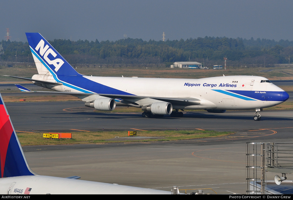 Aircraft Photo of JA05KZ | Boeing 747-4KZF/SCD | Nippon Cargo Airlines - NCA | AirHistory.net #168971