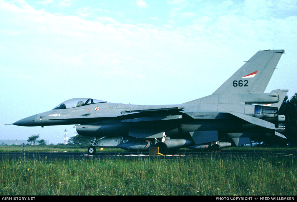 Aircraft Photo of 662 | General Dynamics F-16AM Fighting Falcon | Norway - Air Force | AirHistory.net #168987
