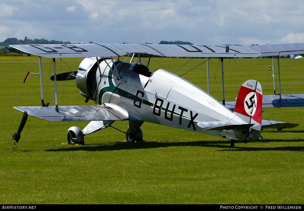 Aircraft Photo of G-BUTX | Bücker Bü 133C/SS-185 Jungmeister | AirHistory.net #168995