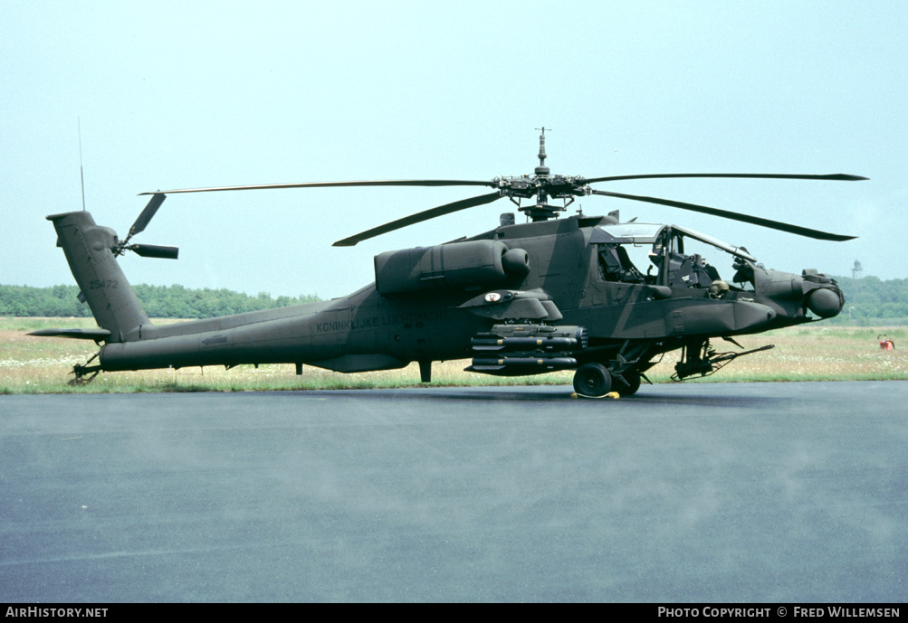 Aircraft Photo of 85-25472 | McDonnell Douglas AH-64A Apache | Netherlands - Air Force | AirHistory.net #169000