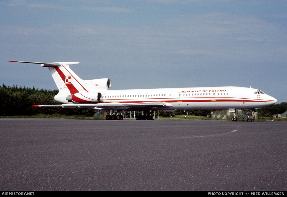 Aircraft Photo of 102 | Tupolev Tu-154M | Poland - Air Force | AirHistory.net #169003