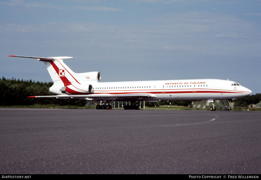 Aircraft Photo of 102 | Tupolev Tu-154M | Poland - Air Force | AirHistory.net