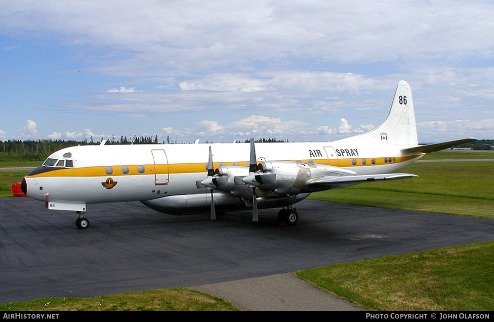 Aircraft Photo of C-GFQA | Lockheed L-188A Electra | Air Spray | AirHistory.net #169026