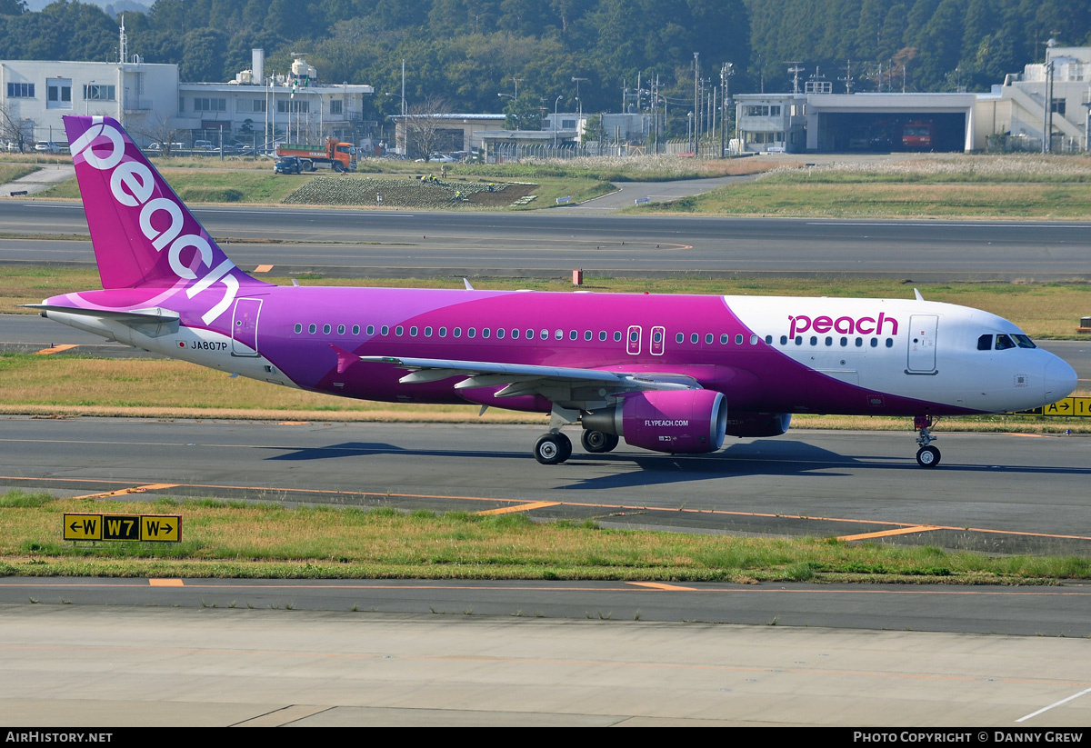 Aircraft Photo of JA807P | Airbus A320-214 | Peach Aviation | AirHistory.net #169052