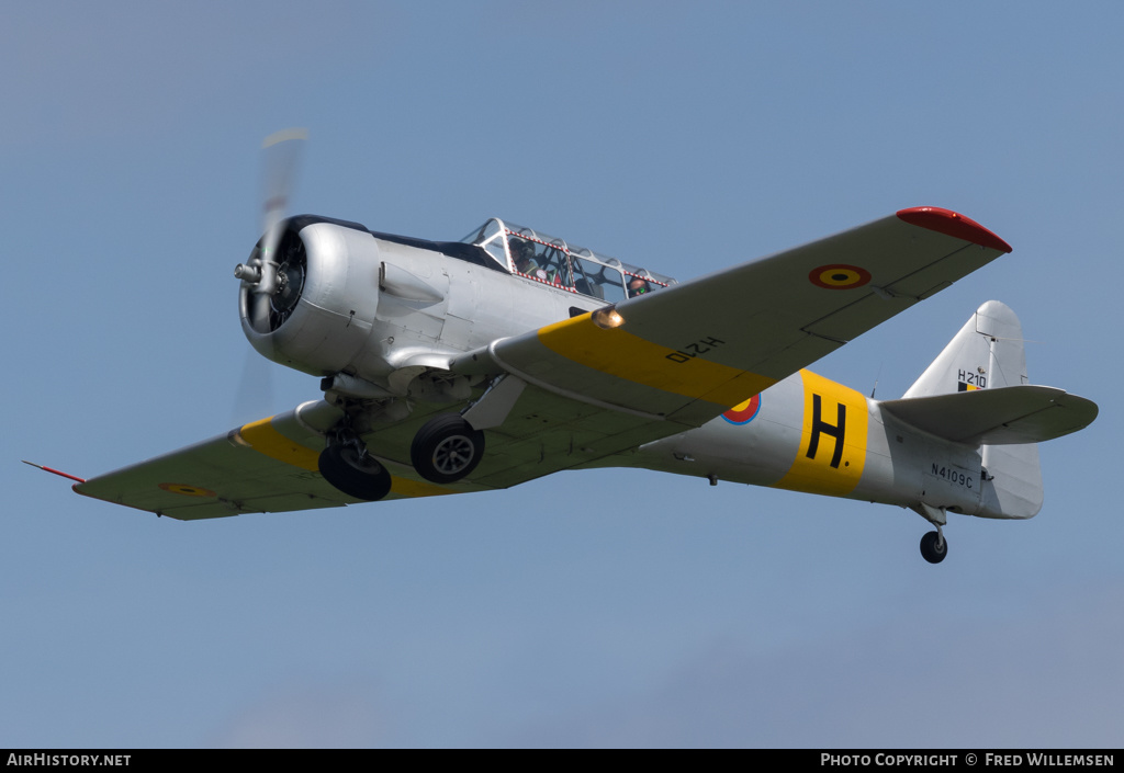 Aircraft Photo of N4109C / H210 | North American T-6G Texan | Belgium - Air Force | AirHistory.net #169081