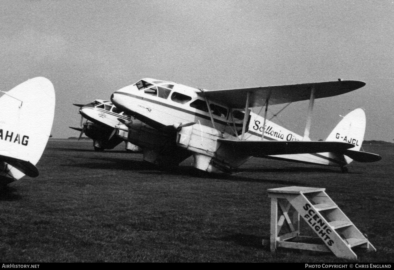 Aircraft Photo of G-AJCL | De Havilland D.H. 89A Dragon Rapide Mk.6 | Scillonia Airways | AirHistory.net #169095