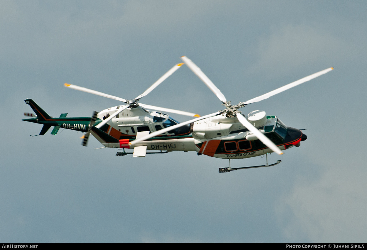 Aircraft Photo of OH-HVJ | Agusta AB-412EP Grifone | Rajavartiolaitos - Finnish Border Guard | AirHistory.net #169096