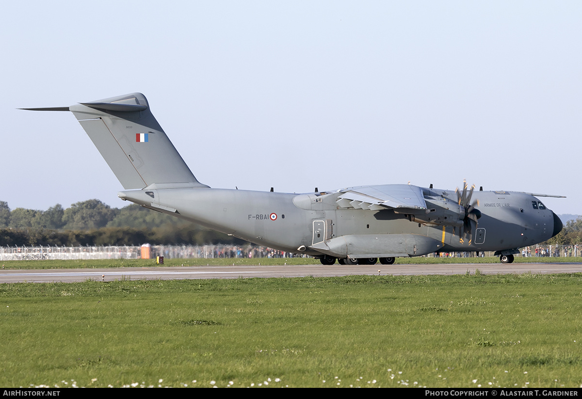 Aircraft Photo of 0033 | Airbus A400M Atlas | France - Air Force | AirHistory.net #169102