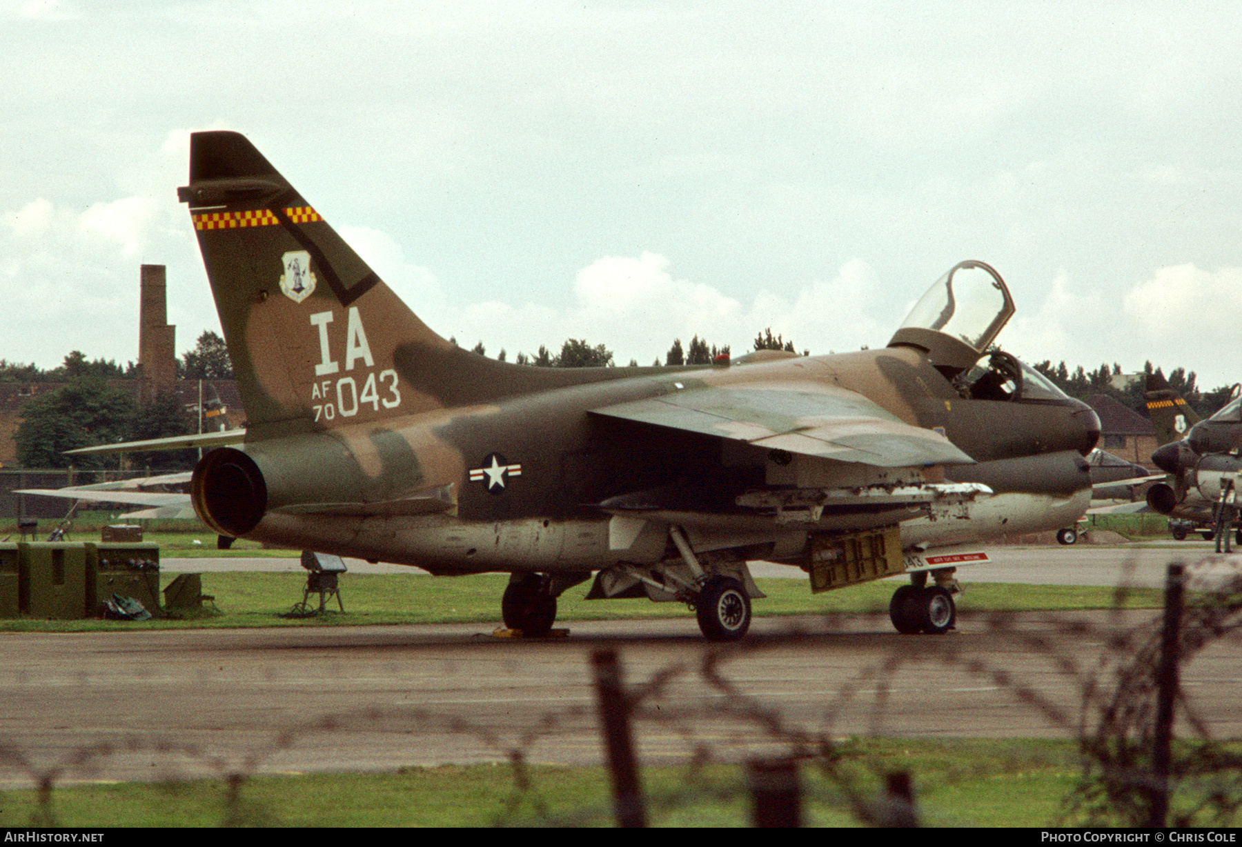 Aircraft Photo of 70-1043 / AF70-043 | LTV A-7D Corsair II | USA - Air Force | AirHistory.net #169122