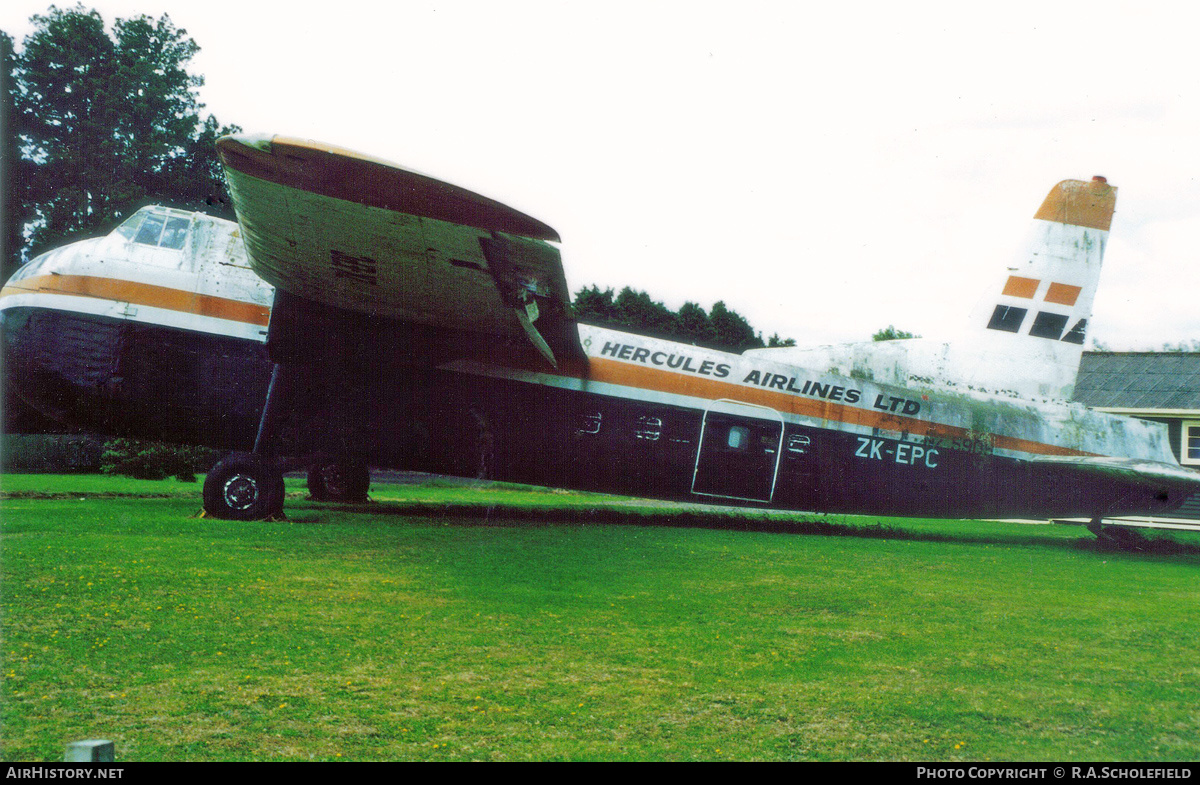 Aircraft Photo of ZK-EPC | Bristol 170 Freighter Mk31M | Hercules Airlines | AirHistory.net #169137