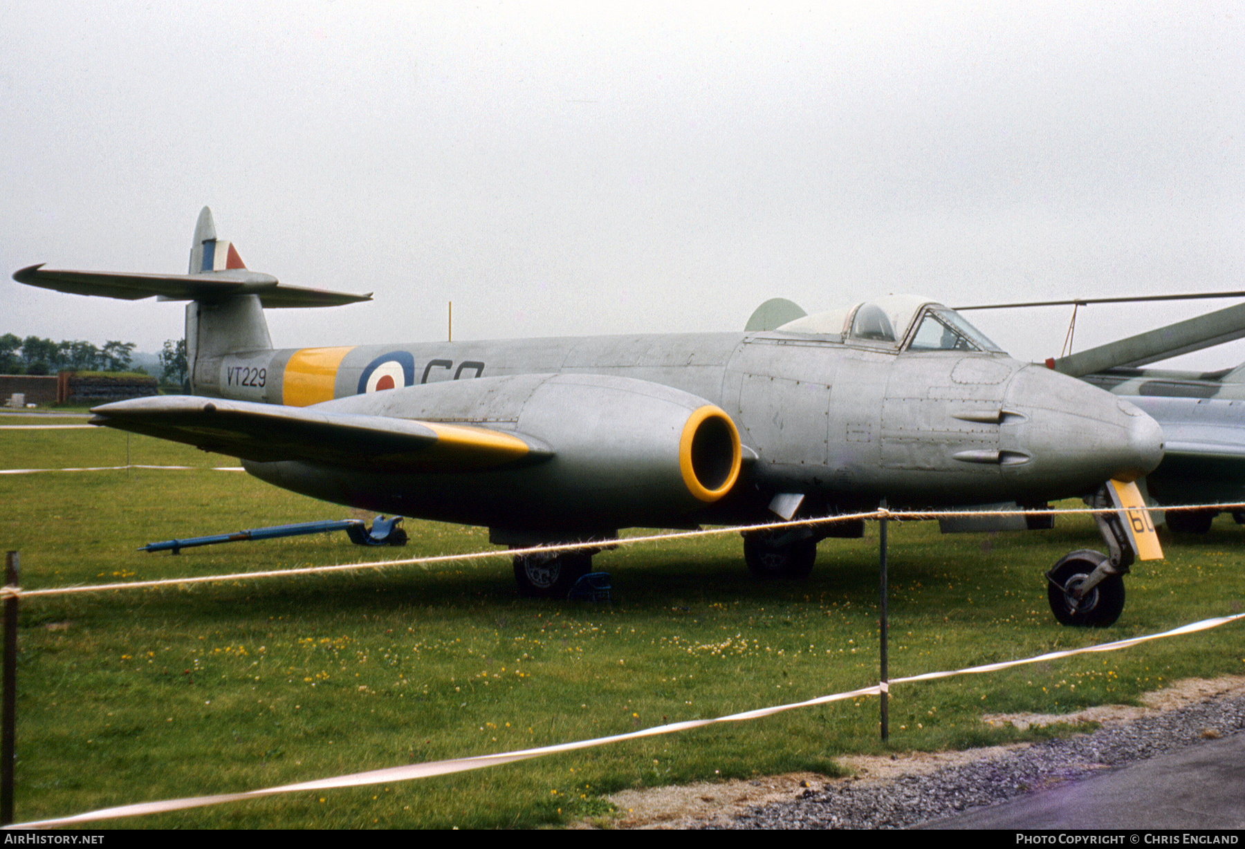 Aircraft Photo of VT229 | Gloster Meteor F4 | UK - Air Force | AirHistory.net #169157