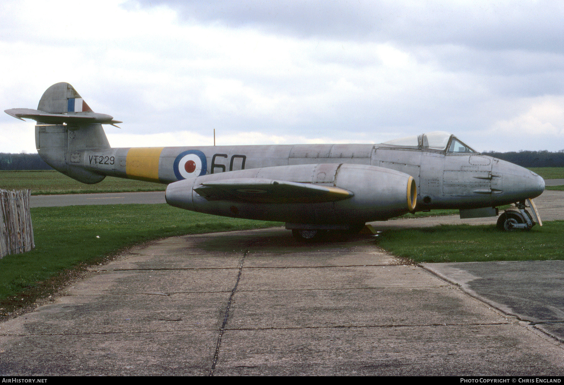 Aircraft Photo of VT229 | Gloster Meteor F4 | UK - Air Force | AirHistory.net #169199